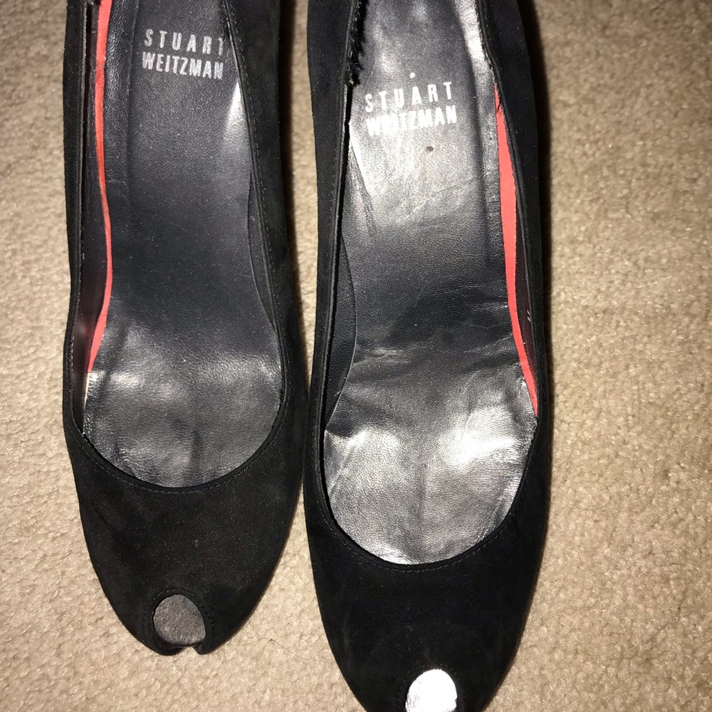 Stuart Weitzman peep toe shoes